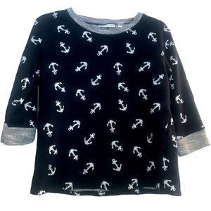 I.B. Diffusion anchor sweatshirt retro Pin Up Nautical sailor